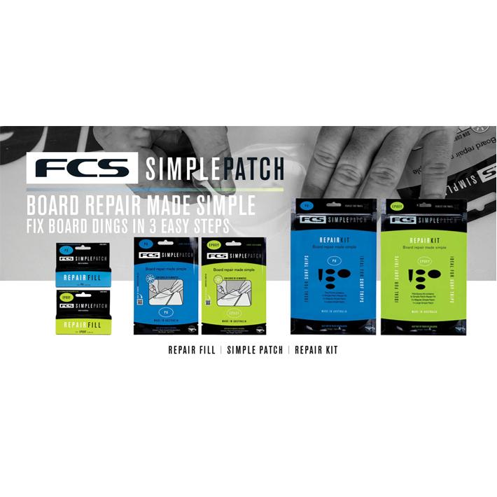 FCS サーフボードリペアキット エフシーエス SIMPLE PATCH シンプル