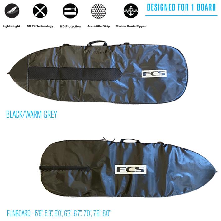FCS エフシーエス ボードケース 3DxFit DAY FUN BOARD COVER 6'3