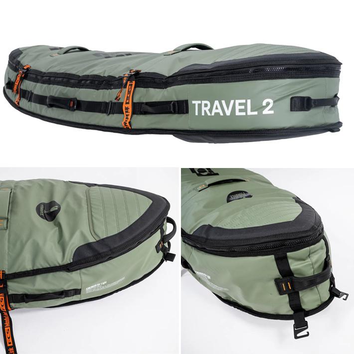 新品未使用　FCS TRAVEL 2 サーフボードケース 6'3 タグ付き 頑丈 FCS サーフボード ケース エフシーエス トラベルカバー TRAVEL2