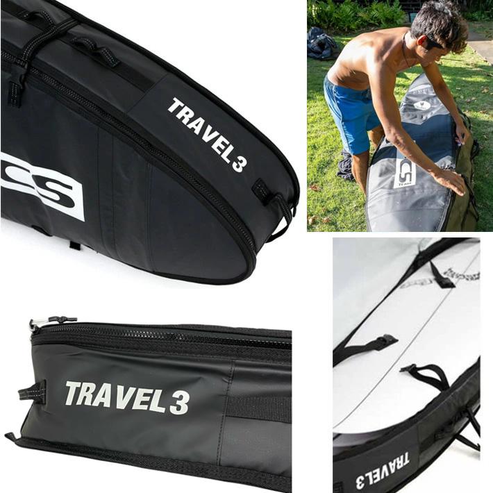 FCS エフシーエス サーフボードケース FCS TRAVEL 3 ALL PURPOSE