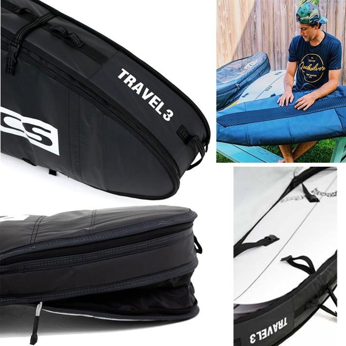 サーフボードケース FCS エフシーエス FCS TRAVEL 3 ALL PURPOSE SURFBOARD COVER 7’0” エア