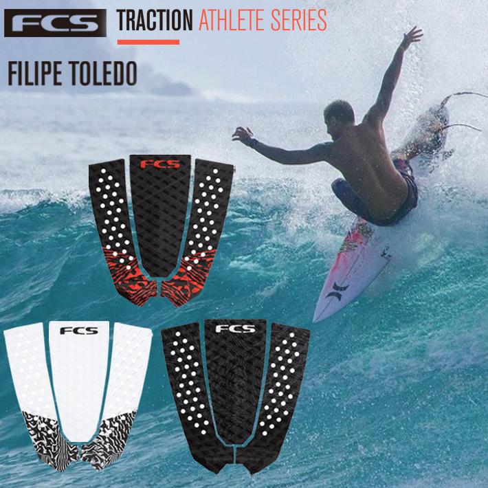 【※パッケージ無し発送】FCS エフシーエスデッキパット FCSデッキパッド 2022NEW  ATHLETE SERIES  FILIPE TOLEDO SIGNATURE TRACTION フィリペ・トレド｜two-surf