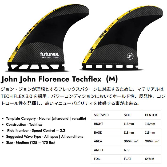 最新！新品未使用品 futures ジョンジョン フローレンス　MLサイズ Fin（フィン） サーフィン FUTURES FIN フューチャーフィン John John