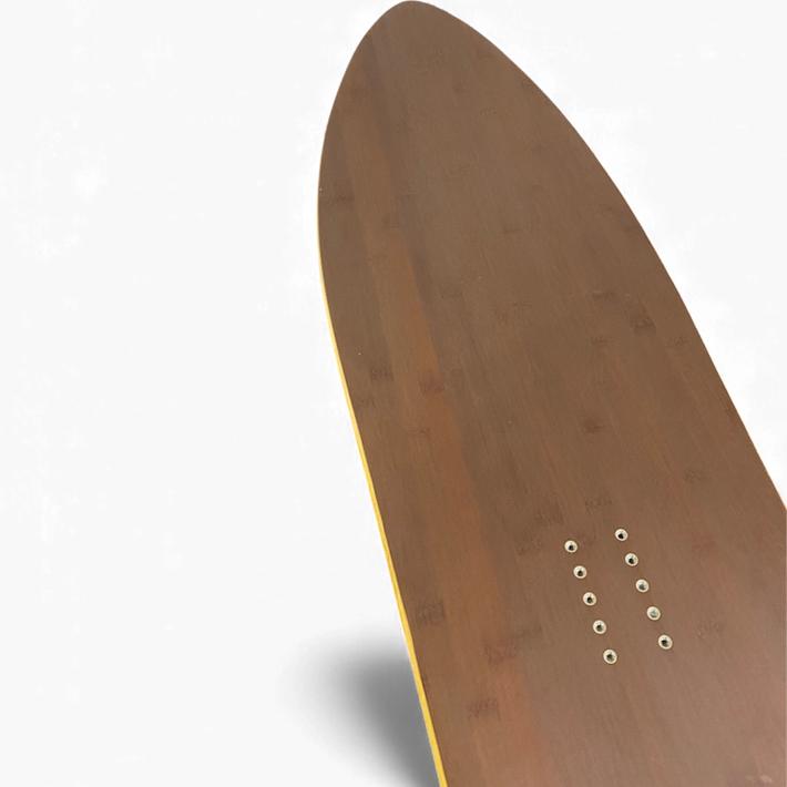 中古 スノーボード 使用状態 【A】★★★ GENTEMSTICK SNOWBOARDS ( ゲンテンスティック スノーボード )  SUPER FISH 176 パウダーボード スノーボード バックカの画像