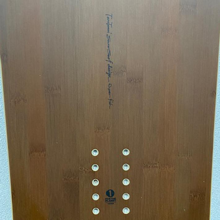 中古 スノーボード 使用状態 【A】★★★ GENTEMSTICK SNOWBOARDS ( ゲンテンスティック スノーボード )  SUPER FISH 176 パウダーボード スノーボード バックカの画像