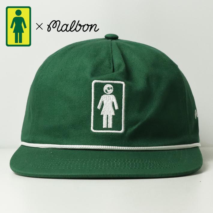 マルボンゴルフ ガール スケートボード キャップ Malbon Golf Girl Skateboards BOXED BUCKETS