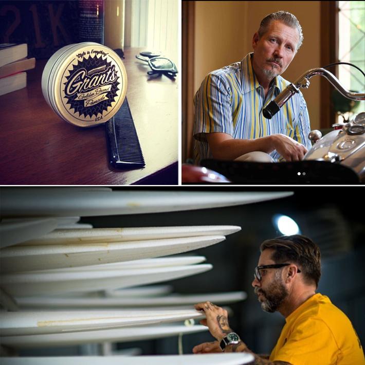 ヘアワックス ポマード Grantsgoldenbrand MEDIUM BLEND POMADE