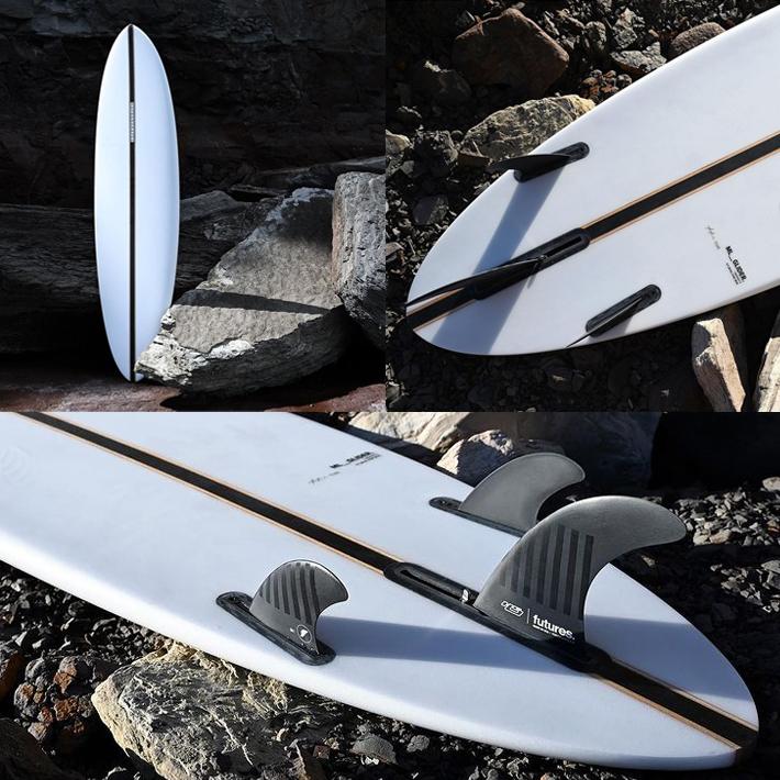 HaydenShapes Surfboards ヘイデンシェイプス HSサーフボード MID LENGTH GLIDER PU KELP SINGLE  BOX FUTURES ミッドレングス グライダー ※別途送料 サーフィン、ボディボード