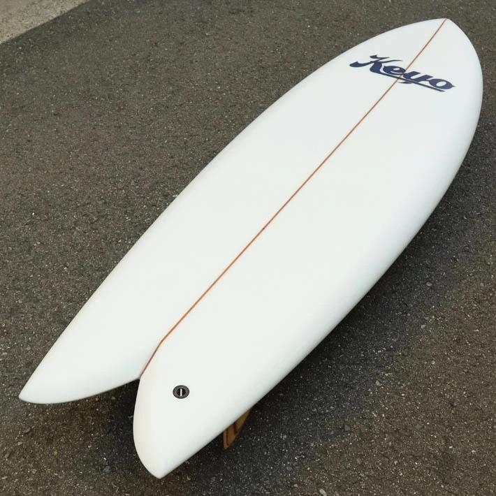 【決算セール】KEYO SURFBOARDS TRADITIONAL FISH トラディショナルフィッシュ 5’7” オンフィン フィッシュ ...