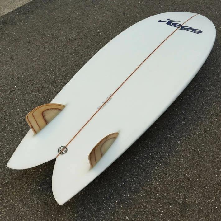 【決算セール】KEYO SURFBOARDS TRADITIONAL FISH トラディショナルフィッシュ 5’7” オンフィン フィッシュ ...