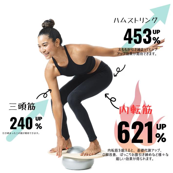 バランスボード 体幹 トレーニング LandSup ランドサップ 木製 バランスボード 体幹 トレーニング LandSup ランドサップ 木製