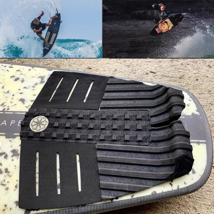 【※パッケージ無し発送】OCTOPUS オクトパス デッキパッド DION AGIUS III - BLACK - HYBRID GRIP  ディオン・アジウス モデル サーフィン 5ピース｜two-surf｜03