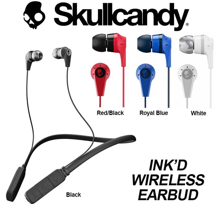 セール品 メール便対応 Skullcandy スカルキャンディ イヤホン ワイヤレス Skullcandy Ink D Wireless 日本正規品 保証書付 Iphone8 Iphonex対応 Skullcandy 180910 1 Tricky World Osaka 通販 Yahoo ショッピング
