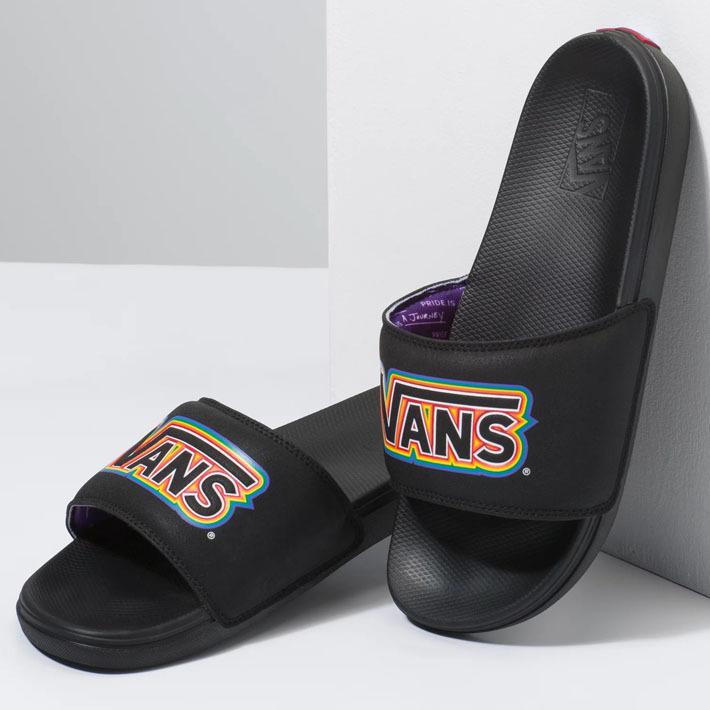 Vans ヴァンズ バンズ La Costa Slide On Pride Blk Blk Vn0a5hf5an8 スライドオン サンダル シャワー サンダル スニーカー 靴 おしゃれ メンズ Vans Shoes 016 Tricky World Osaka 通販 Yahoo ショッピング