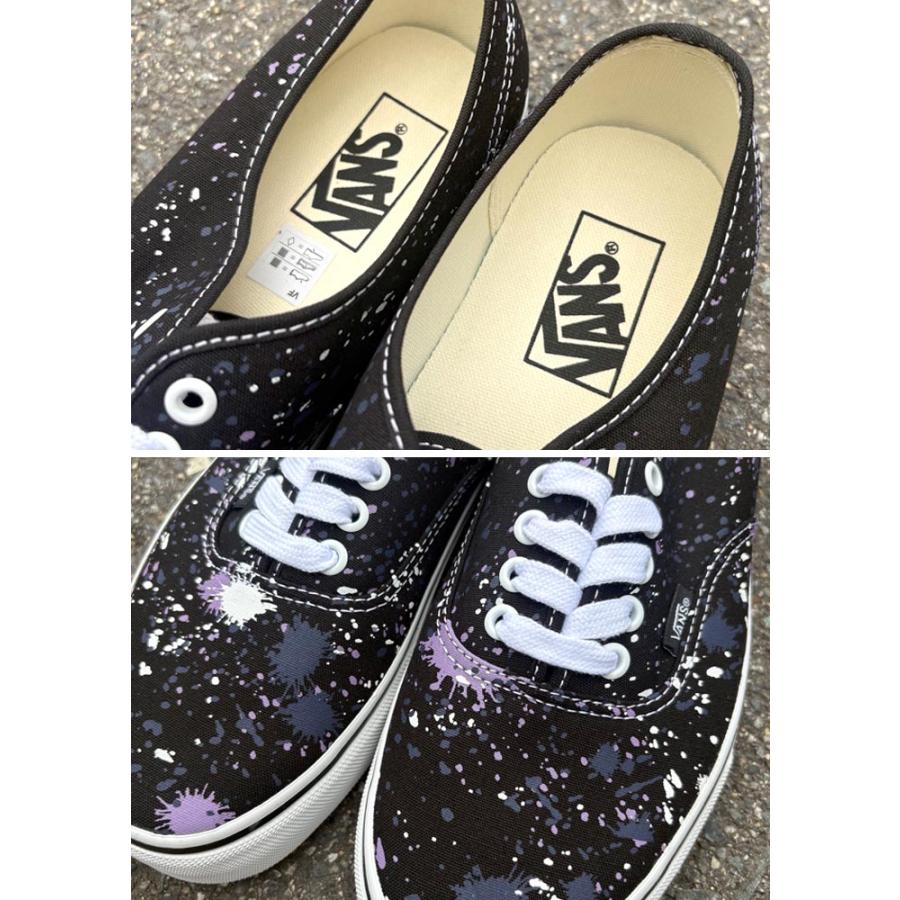 VANS（ヴァンズ） バンズ Authentic オーセンティック SPLATTER BLACK