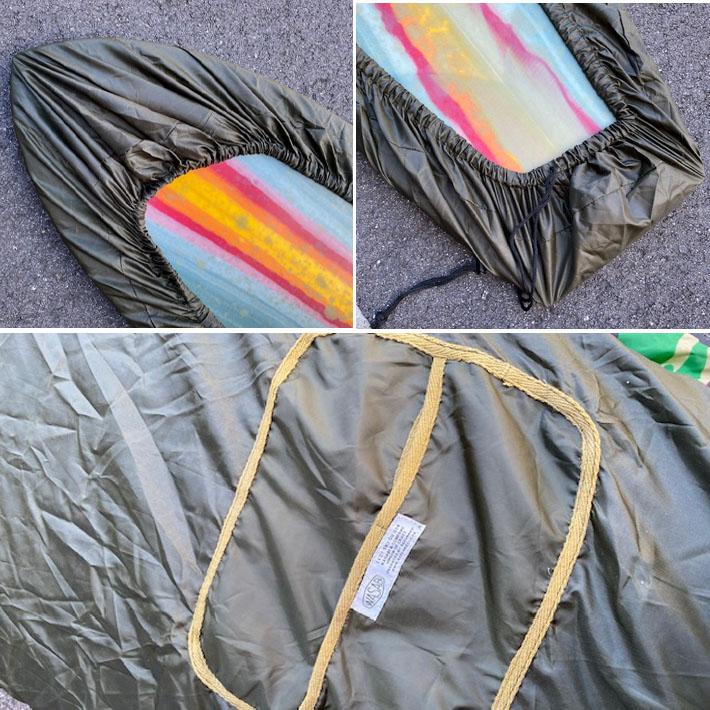 Wasabi Deck サーフボードナイロンデッキラップ　6’5 to 8’5 WASABI x New Evolution Surf * Wasabi Deck Wrap Nylon * S,M &L Size