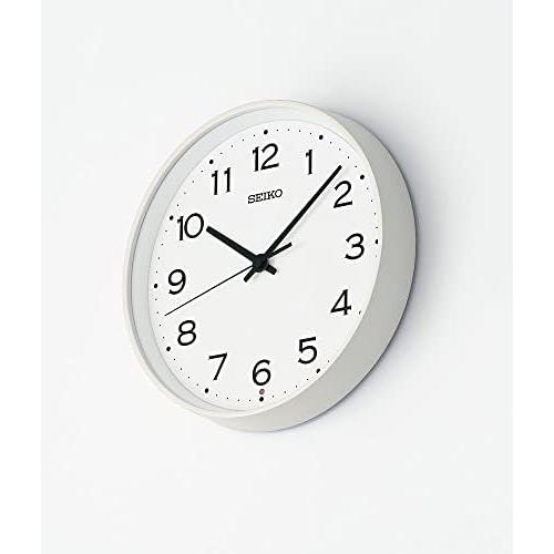 セイコークロック(Seiko Clock) 掛け時計 電波 アナログ 金属枠 白 直径270×...｜two-thousand｜04