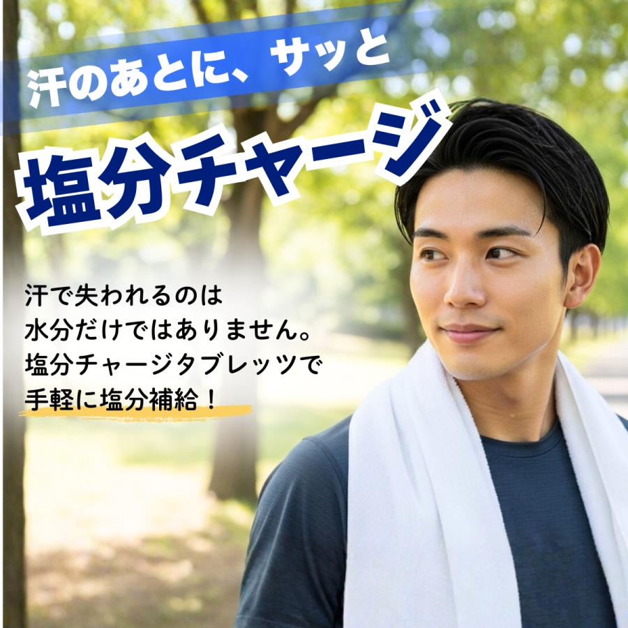 カバヤ 塩分チャージタブレッツ 計100粒以上 スポーツドリンク味 レモン味 梅味 大容量 業務用 big 塩分チャージタブレット 熱中症 | Kabaya | 06