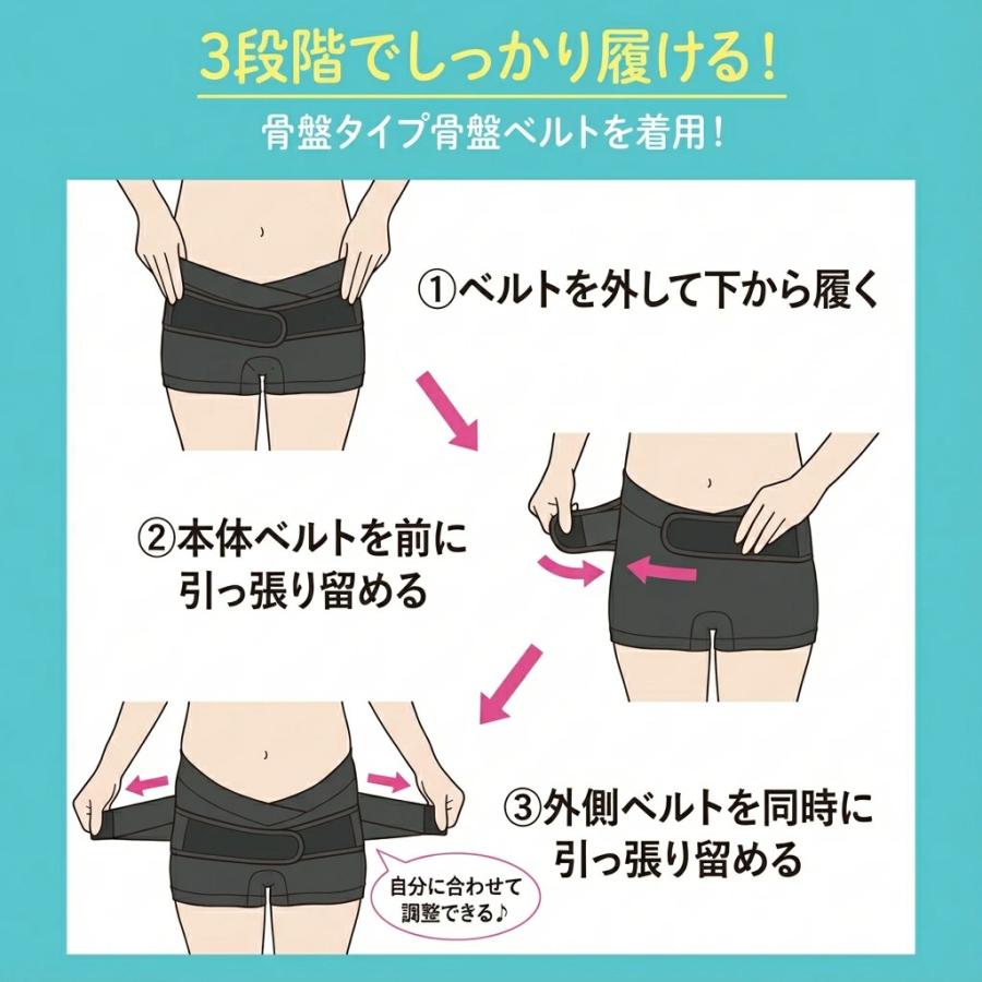 Pigeon（ピジョン） 妊娠中から使える骨盤ベルト 履くタイプ 選べる