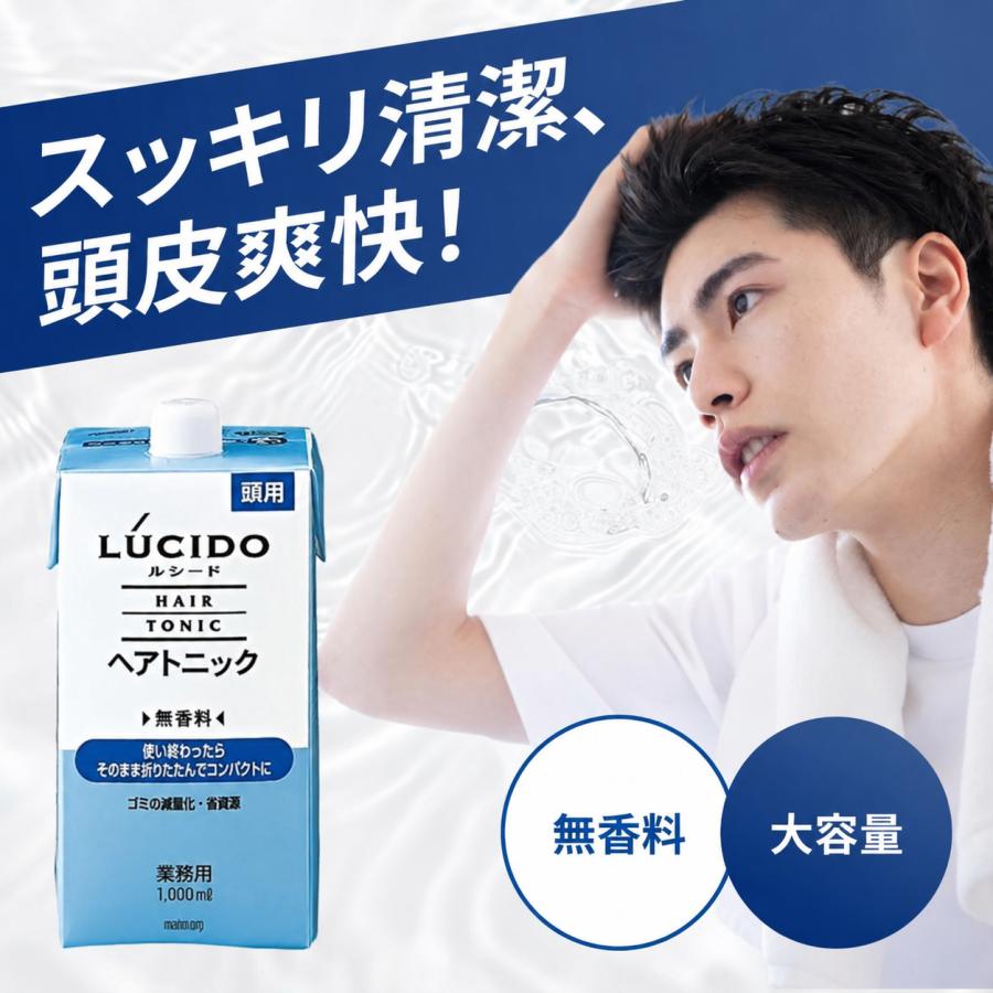 LUCIDO（ルシード） ヘアトニック 業務用 大容量 詰め替え 詰替 1000ml