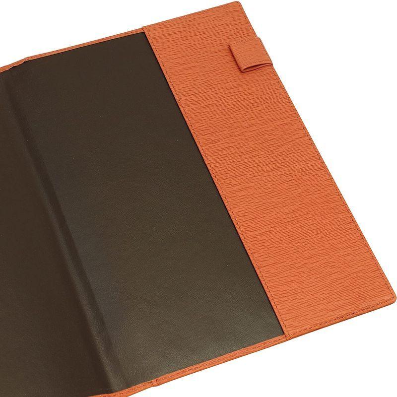 ★動作確認済み B5 キャロル ダイアリーカバー/ノートカバー 本革（羊革）キャロット 8178-041 【V1888522425】(11895円)