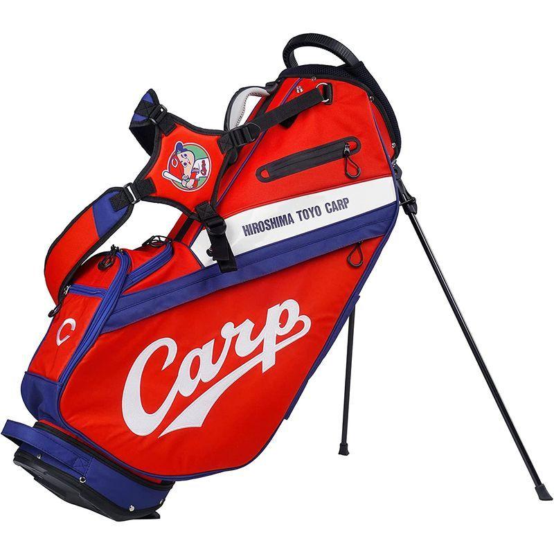 レザックス キャディバッグ 広島東洋カープ 9.5型スタンドバッグ レッド HCCB-1438 キャディバッグ 広島東洋カープ 5型スタンドバッグ レッド HCCB サイズ