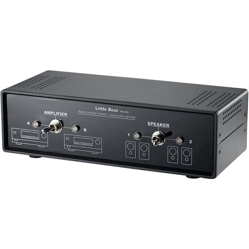 Little Bear オーディオ クロスオーバー ステレオ 2ウェイアンプ スピーカースイッチャ パッシブセレクタ コンパレータ スプリッ Bear オーディオ クロスオーバー ステレオ 2ウェイアンプ スピーカースイッチャ パッシブセレクタ コンパレータ スプリッ