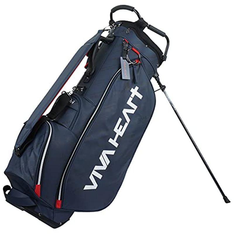 ビバハート 9.0型 キャディバッグ スタンド式 013-15800 菅原大地コラボネイビー（98）
