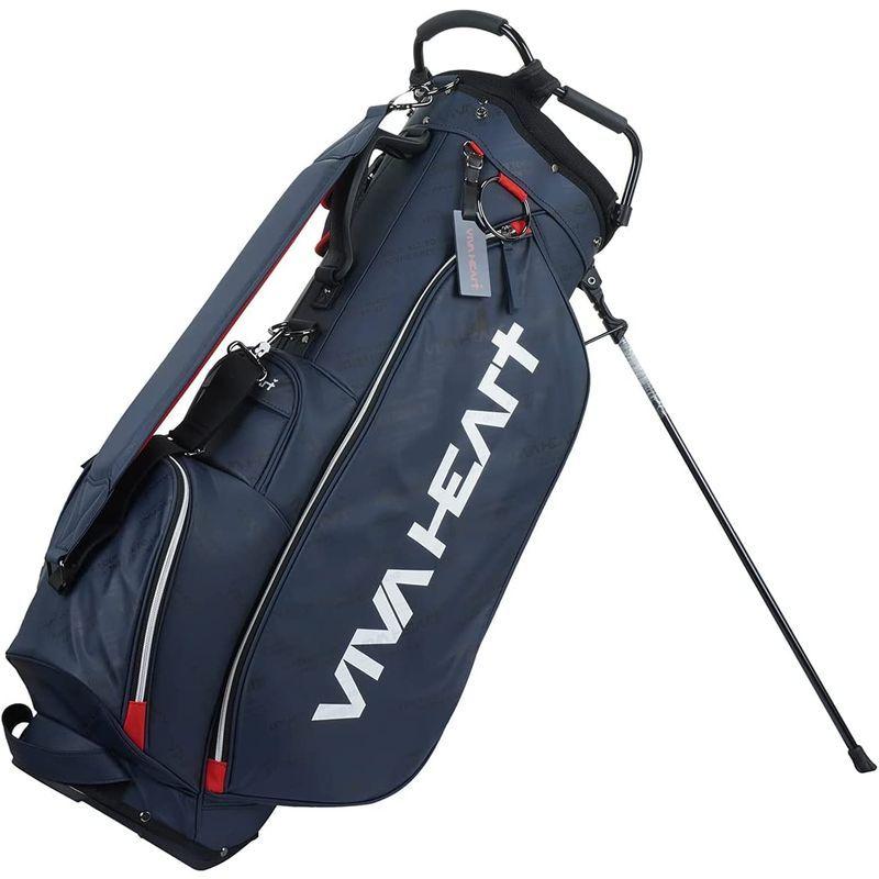 【正規品】 ビバハート 9.0型 キャディバッグ スタンド式 013-15800 菅原大地コラボネイビー（98） 【2702955612】(17025円)
