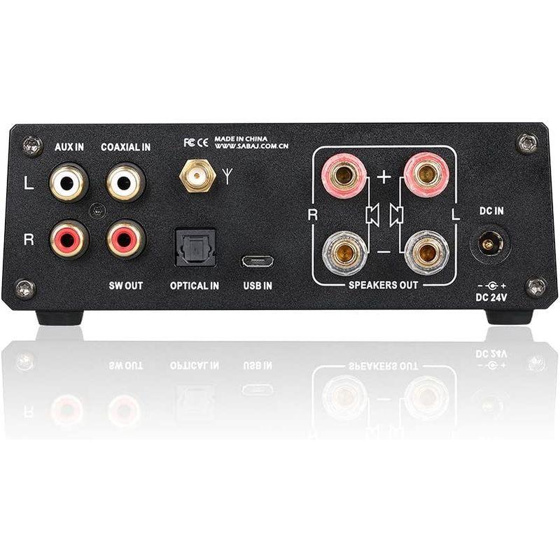 Sabaj A4 ステレオ デジタル パワーアンプ 小型 ヘッドホンアンプ搭載/bluetooth付き プリメインアンプ A4 ステレオ デジタル パワーアンプ 小型 ヘッドホンアンプ搭載/bluetooth付き プリメインアンプ