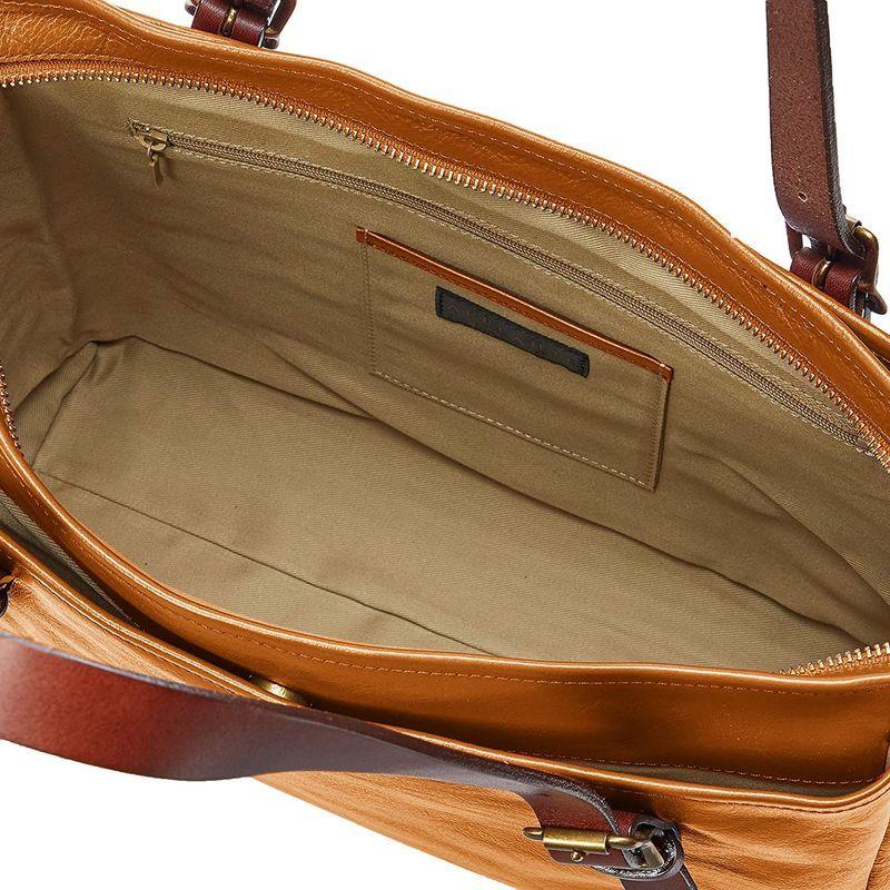 アプローズ 軽い本革 スマートなトートバッグ 27-3840 45キャメル 軽い本革 スマートなトートバッグ 45キャメル 5cm