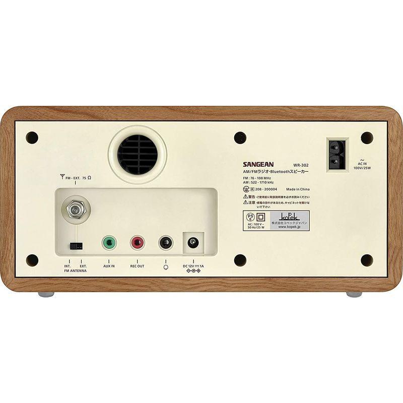 SANGEAN FM/AMラジオ対応 ブルートゥーススピーカー チェリー WR-302 ［Bluetooth対応］ WR FM/AMラジオ対応 ブルートゥーススピーカー チェリー ［Bluetooth対応］