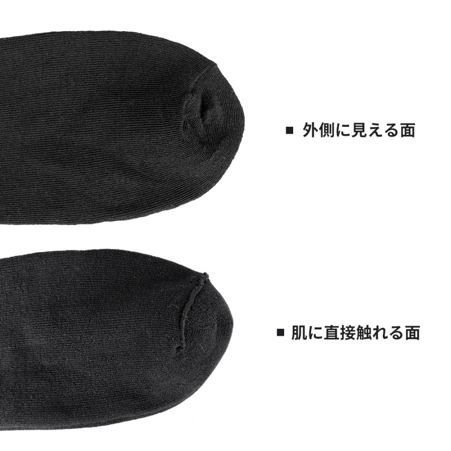 【10足セット】メンズ ショートソックス 靴下 26-29cm くるぶし丈 吸汗速乾 通気性 黒 グレー 夏 薄手 無地 |  | 06