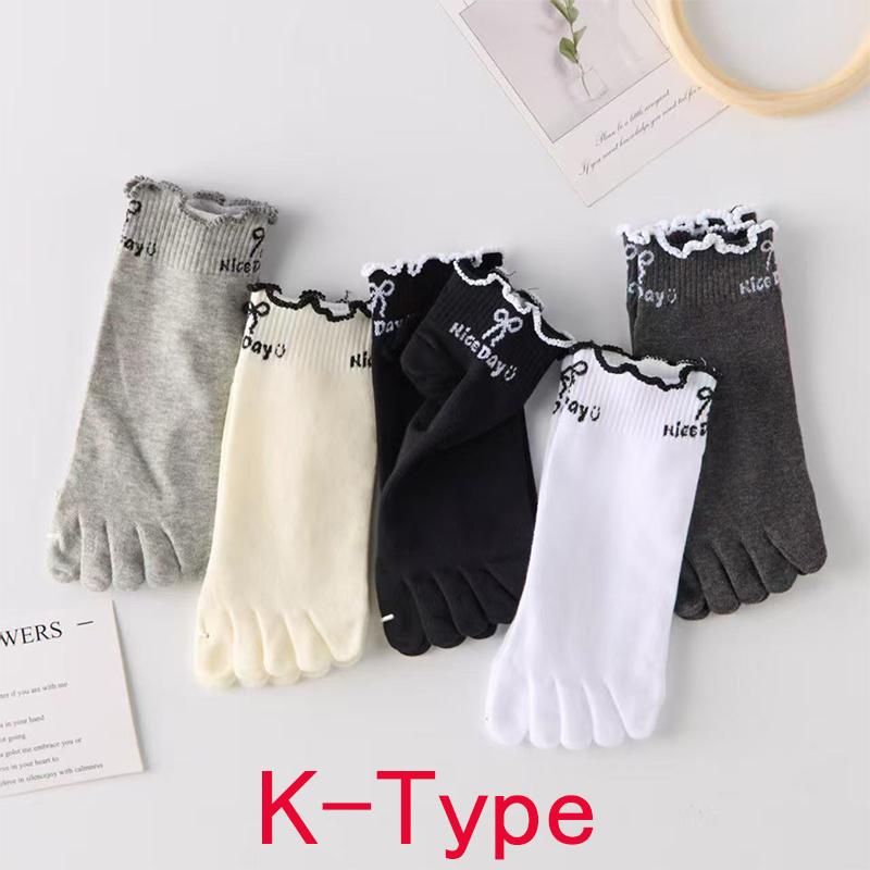 5本指ソックス レディース靴下5足組コットン インナーソックス 綿　五本指 脱げない おしゃれ スニーカー 可愛い 臭わない 蒸れない 夏用 汗取り 消臭 角質 薄手 |  | 23