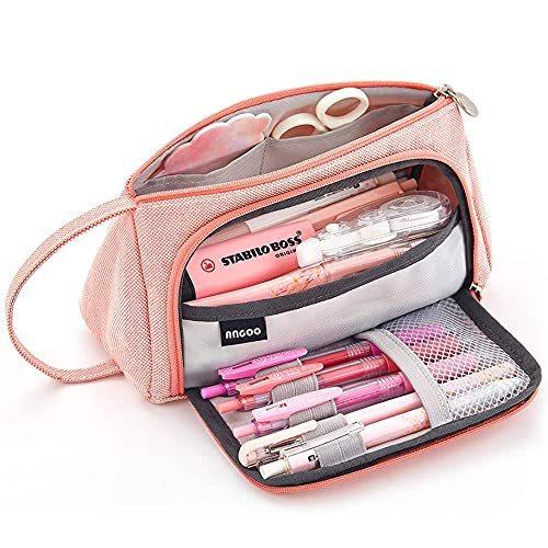 ピンク ペンケース 大容量帆布 筆箱 多機能 ペンポーチ 文具バッグ 小学生 中学生 高校生 大学生 男の子 女の子 子供 社会人用 ブルー ピンク S 2210 ツーピーシーズ 通販 Yahoo ショッピング