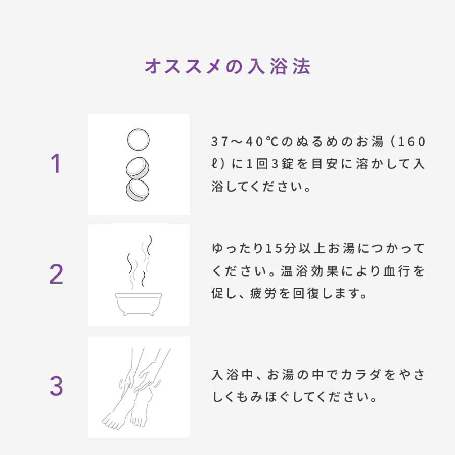 BARTH 中性重炭酸入浴剤 RELAX LavenderFog 120錠 公式店 | ギフト ラベンダー 香り 発汗 無着色 塩素除去の画像