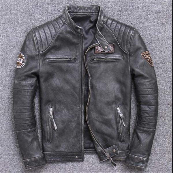 超激安 大歓迎されていますレザージャケット牛革 メンズジャケットライダースジャケット 立ち襟 バイクジャケット春 秋 2シーズンサイズ選択 新版 Rspl Webnsoftsolution Com
