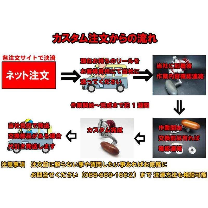 ハンドルドラグ カスタム PENN ペン 12/0 メッキ仕様 ＆ 強化ピニオン