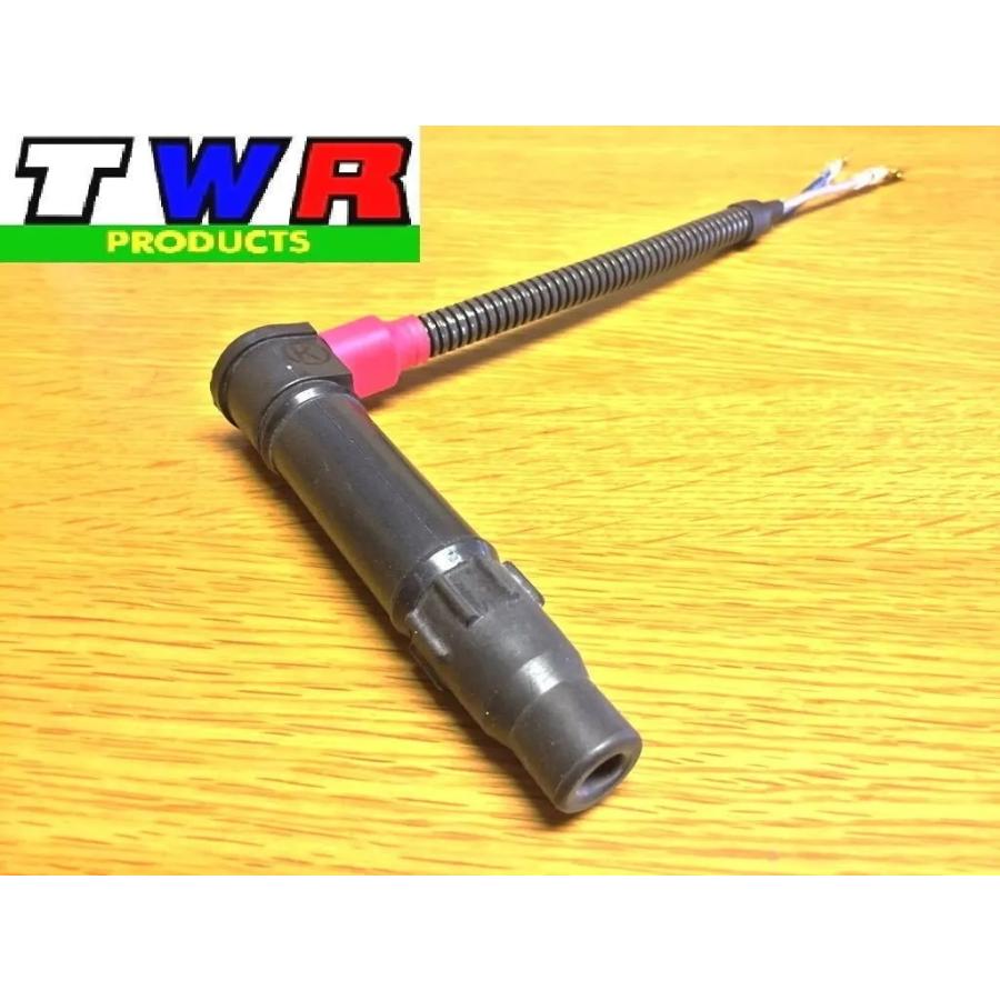 XLR250R BAJA MD22 ダイレクト イグニッション 強化 プラグ キャップ オレンジレッド !_10