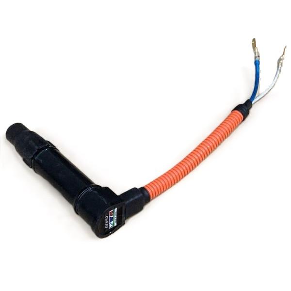XLR250R BAJA MD22 ダイレクト イグニッション 強化 プラグ キャップ オレンジレッド !_2