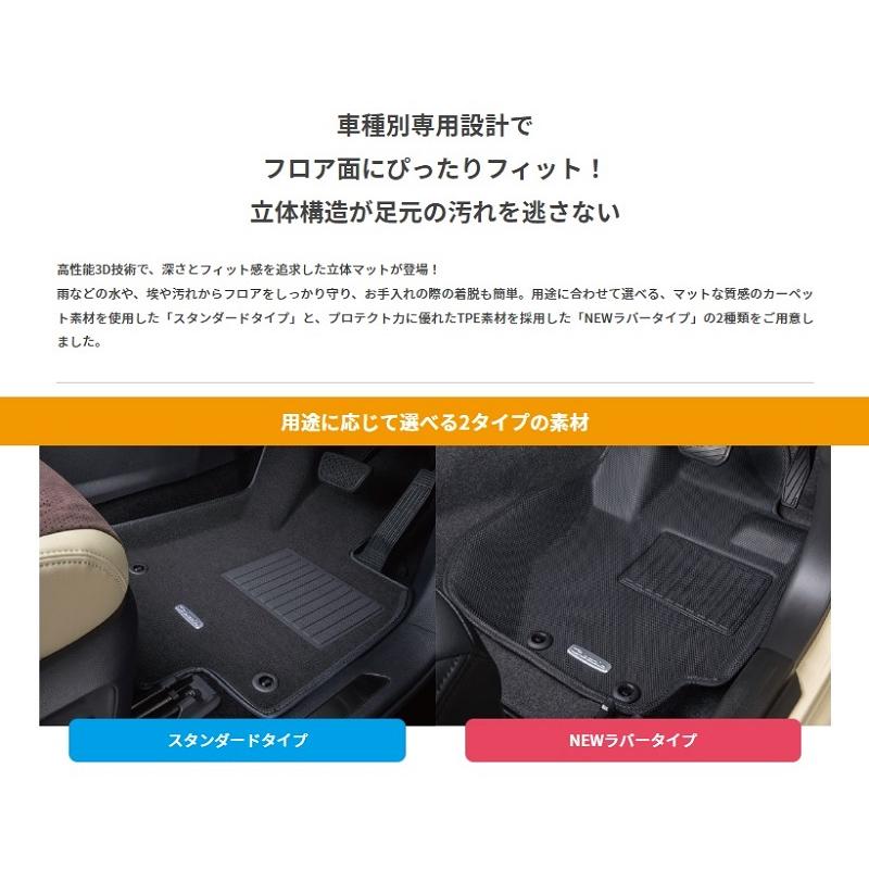 Clazzio　立体マット　NEWラバー/スタンダード　フロント　デリカ　D：5（H19/1〜H31/1）　EM-0775　クラッチオ　フロアマット |  | 03