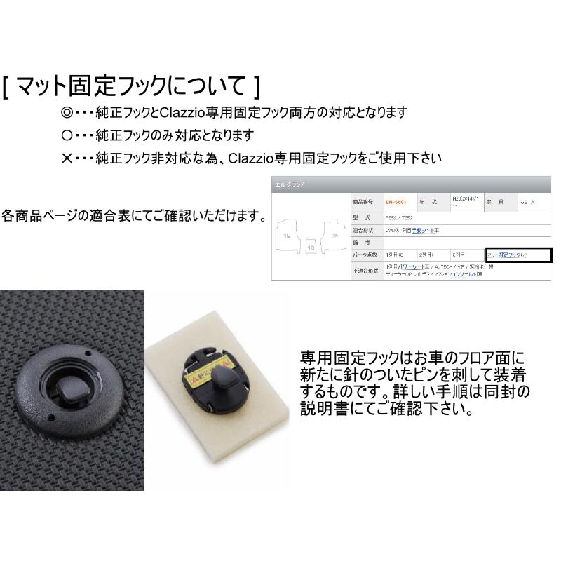 Clazzio　立体マット　NEWラバー/スタンダード　フロント　デリカ　D：5（H19/1〜H31/1）　EM-0775　クラッチオ　フロアマット |  | 06