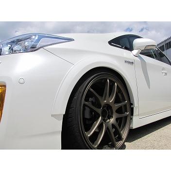 プリウス30系 ローダウンルック オーバーフェンダー タイプ1