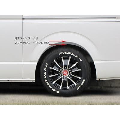 ハイエース200系 ローダウンルック オーバーフェンダー : トレンド
