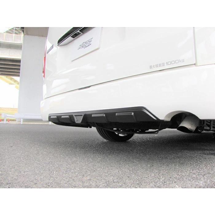 【アウトレット商品】ハイエース200系　1-8型　リアバンパーアンダーガード　エンボスブラック |  | 01