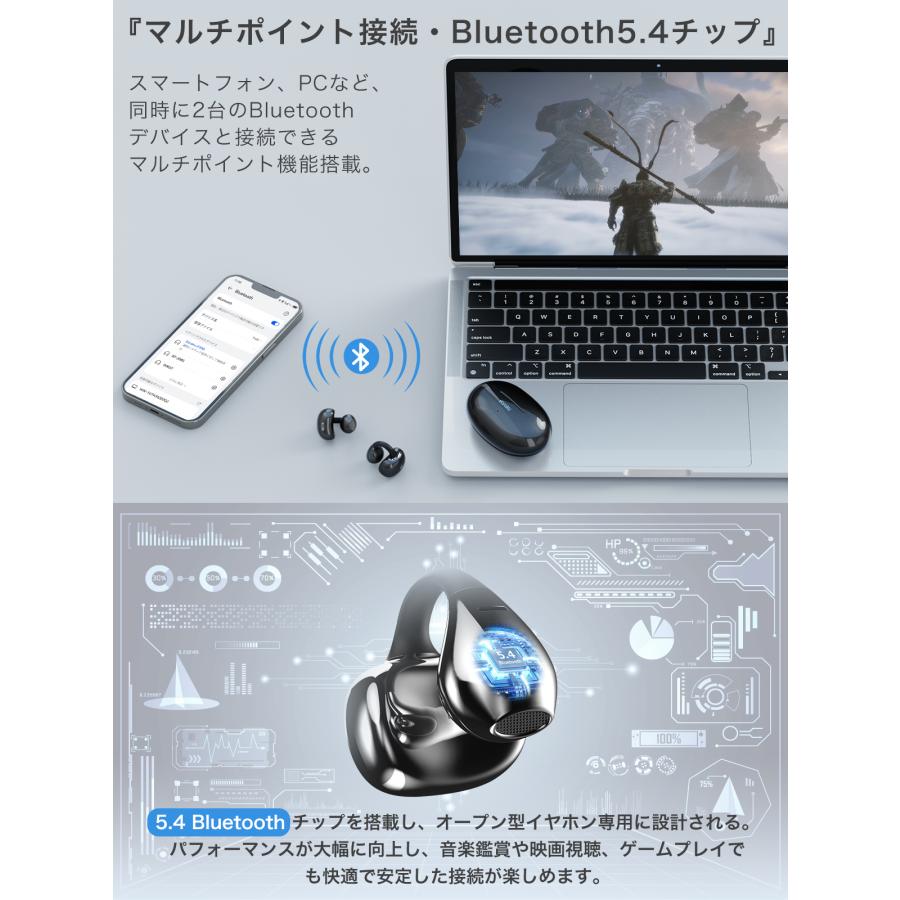 音質至上主義 Bluetooth イヤホン イヤーカフイヤホン ワイヤレス