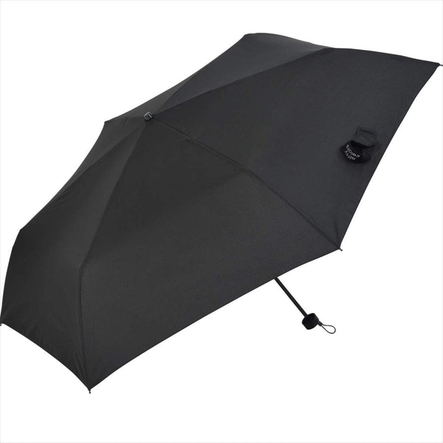 Nifty Colors(ニフティカラーズ) 折りたたみ傘 ソリッドミニ吸水ケース付き ブラック 60cm｜ty-shop369｜02