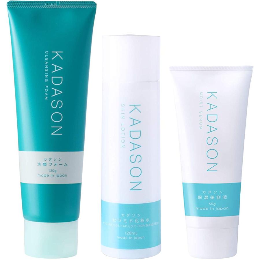 KADASON (カダソン) パーフェクトスキンケアセット (洗顔・化粧水・保湿美容液) オイルフリー 脂性肌 日本製｜ty-shop369｜02