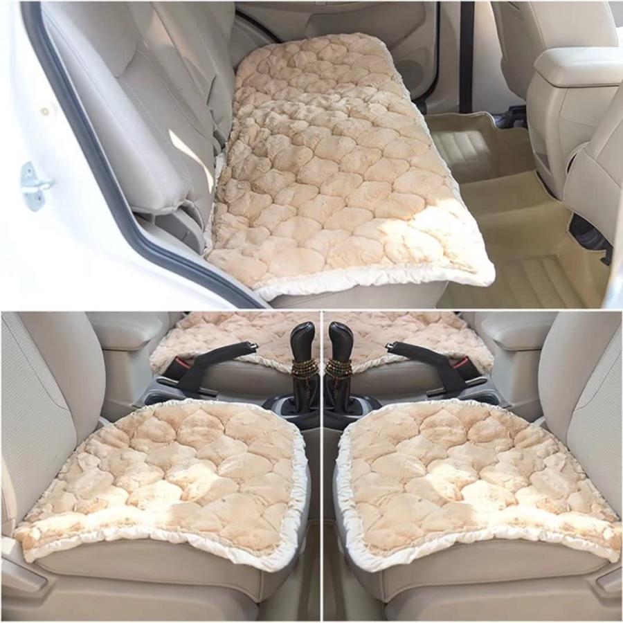 Sukizuki シートカバー 軽自動車 かわいい 後部座席 シートクッション 車 座布団 座席 シート くっしょん おしゃれ カー用品 カーキ 液晶保護フィルム Morefon Ru