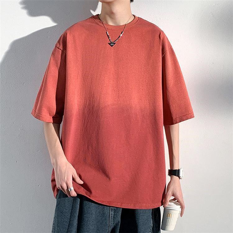 グラデーションTシャツ メンズ 半袖Tシャツ 五分袖Tシャツ ゆったり丸首 ス おしゃれ カットソー 夏服 韓国ファッション カジュアル｜ty1-st｜17